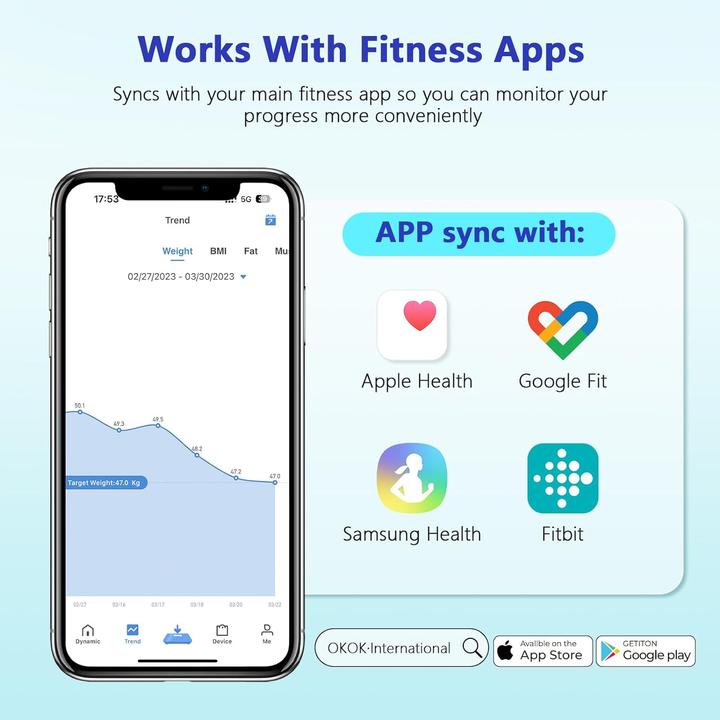 Immagine prodotto Diboniur Scala del grasso corporeo (180 kg)