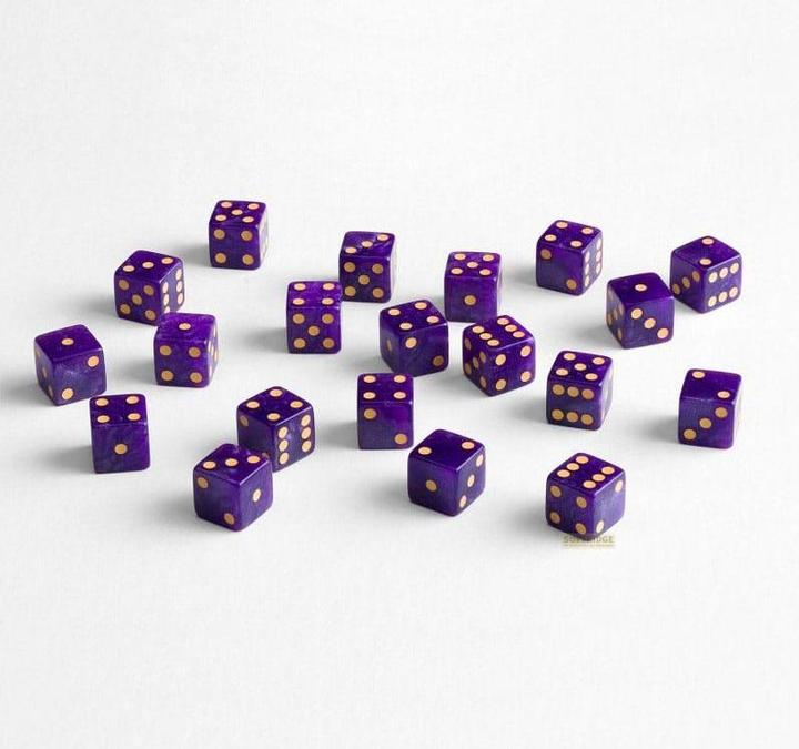 Immagine prodotto Q Workshop Würfel Set Full Pack D6 Shimmering Purple (20)