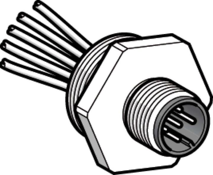 Produktbild TE Sensors Adapter PG13,5 M12 5-polig