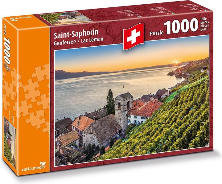 Actual product image St.Saphorin on Lake Geneva (1000 pieces)