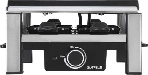 Image du produit Gutfels Raclette à 4 poêlons RACLETTE 4010 Jusqu'à 4 personnes Revêtement antiadhésif Plateau réversible S