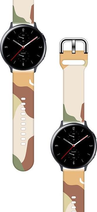 Produktbild Hurtel Armband Moro Band für Samsung Galaxy Watch 42 mm Silikonarmband Camo Uhrenarmband (16) (42 mm, Silikon)