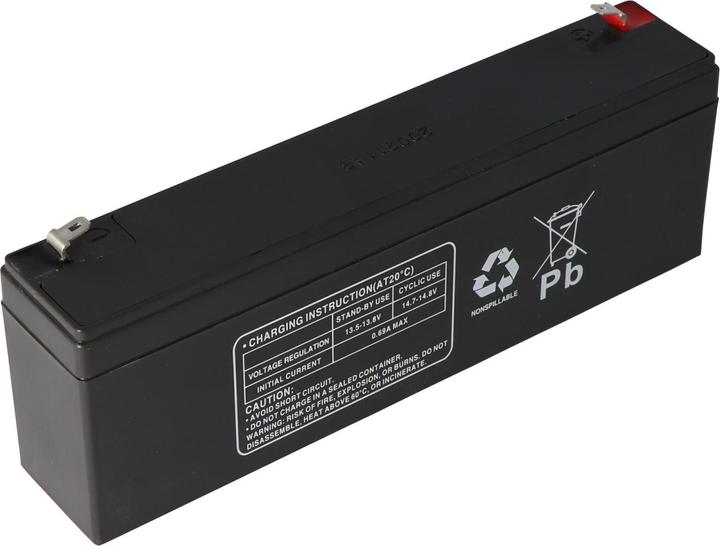 Immagine prodotto Multipower Akku MP2.2-12 Blei Akku, 4,8mm Faston Stecker MP2,2-12 (12 V, 2.20 Ah)