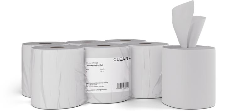 Clear+ by CWS Rouleaux de papier Centerfeed (6x)
