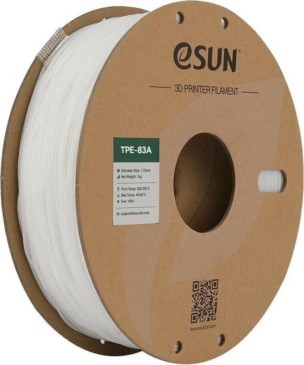 Actual product image eSUN ELASTIC 1,75mm NATURAL 1kg (TPE, 1.75 mm, 1000 g)