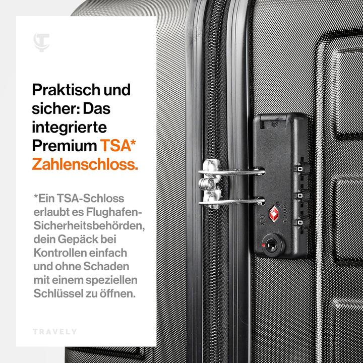 Produktbild Travely Robuster Hartschalenkoffer (120 l)