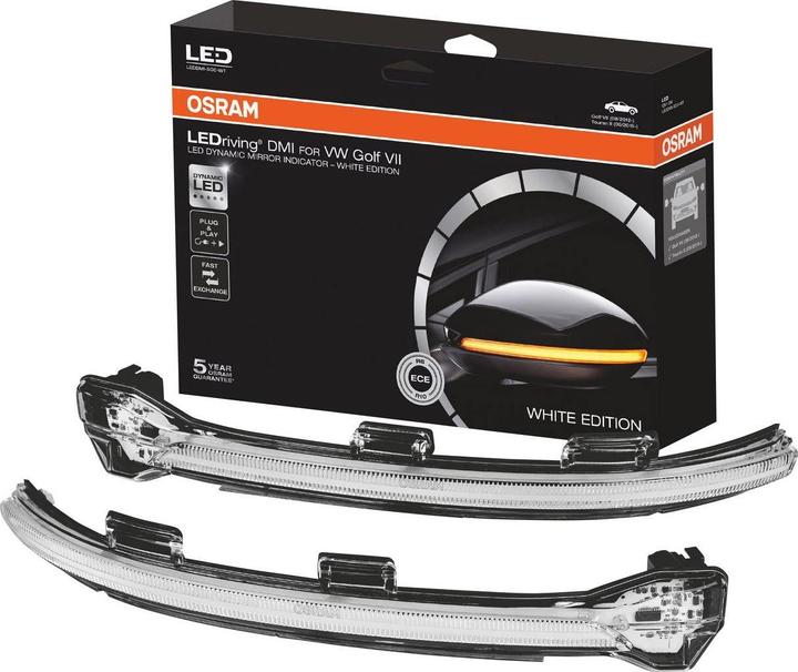 Osram LEDriving dynamic mirrorbl. Golf 7 Set white