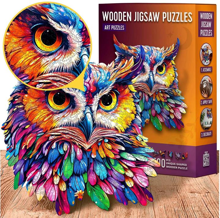 Produktbild Escape Welt Eule (200 Teile) - Holzpuzzle (200 Teile)