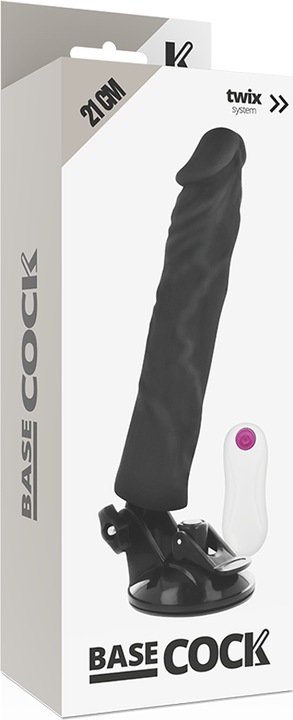 Immagine prodotto Basecock Dildo realistico con vibrazione e telecomando, 21 cm