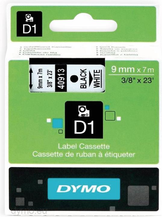 Produktbild Dymo S0720680 Standardband (0.90 cm, Schwarz, Weiss)
