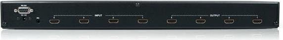 Actual product image StarTech com 4x4 HDMI Matrix Video Switch Splitter with Audio and RS232, AV matrix switcher, 1920 x