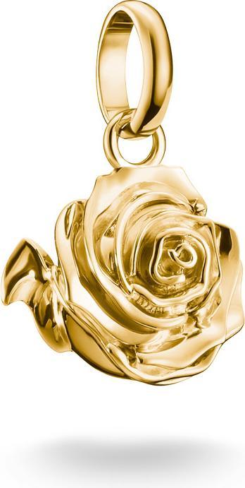 Actual product image Thomas Sabo Charm-Anhänger Rosenblüte Connect vergoldet (Sterling Silver)