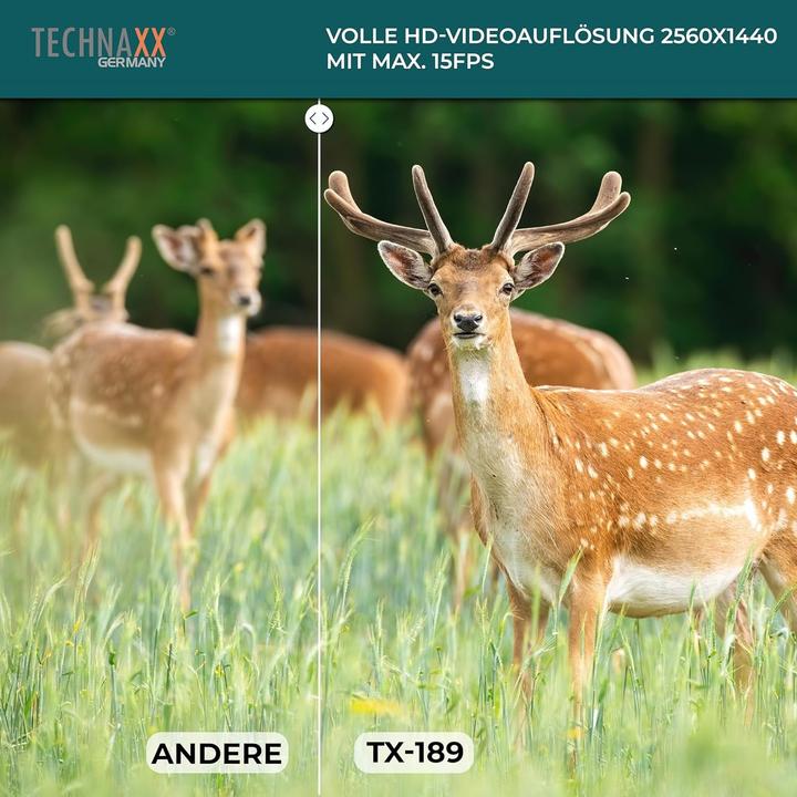 Produktbild Technaxx TX-189 -Überwachungskamera zur Wildbeobachtung inkl. Solarpanel