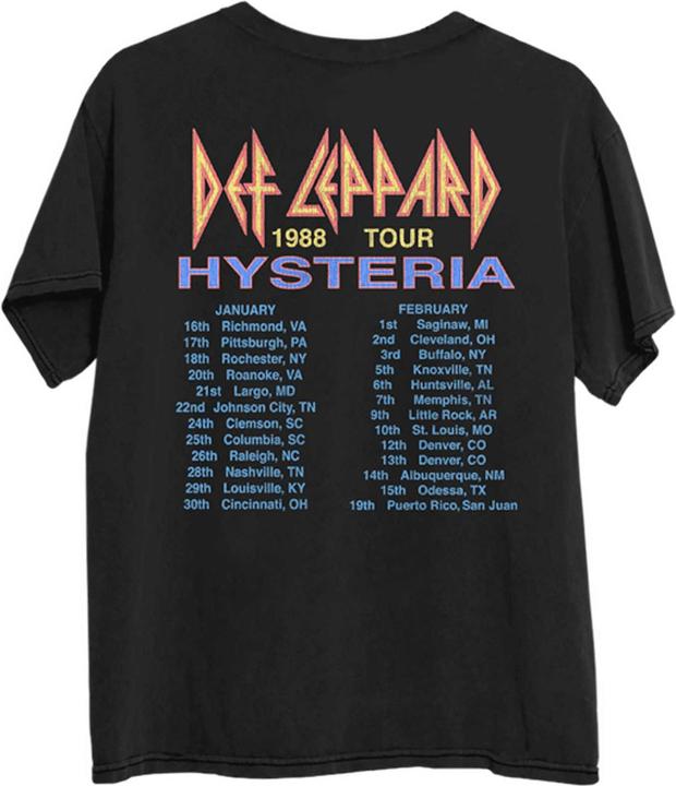 Produktbild Def Leppard Hysteria '88 TShirt (S)