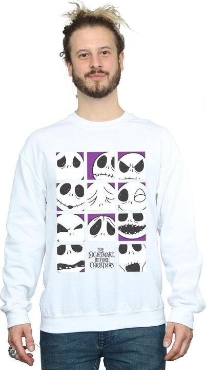 Image du produit Disney - Sweat NIGHTMARE BEFORE CHRISTMAS MANY FACES OF JACK SQUARES - Homme (3XL)