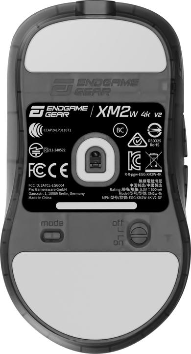 Produktbild Endgame Gear XM2w 4k (v2) - Wireless Gaming Mouse - Dark Frost (Kabelgebunden, Kabellos)