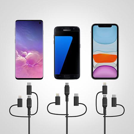 Produktbild OtterBox 3in1 (1 m, USB 2.0)