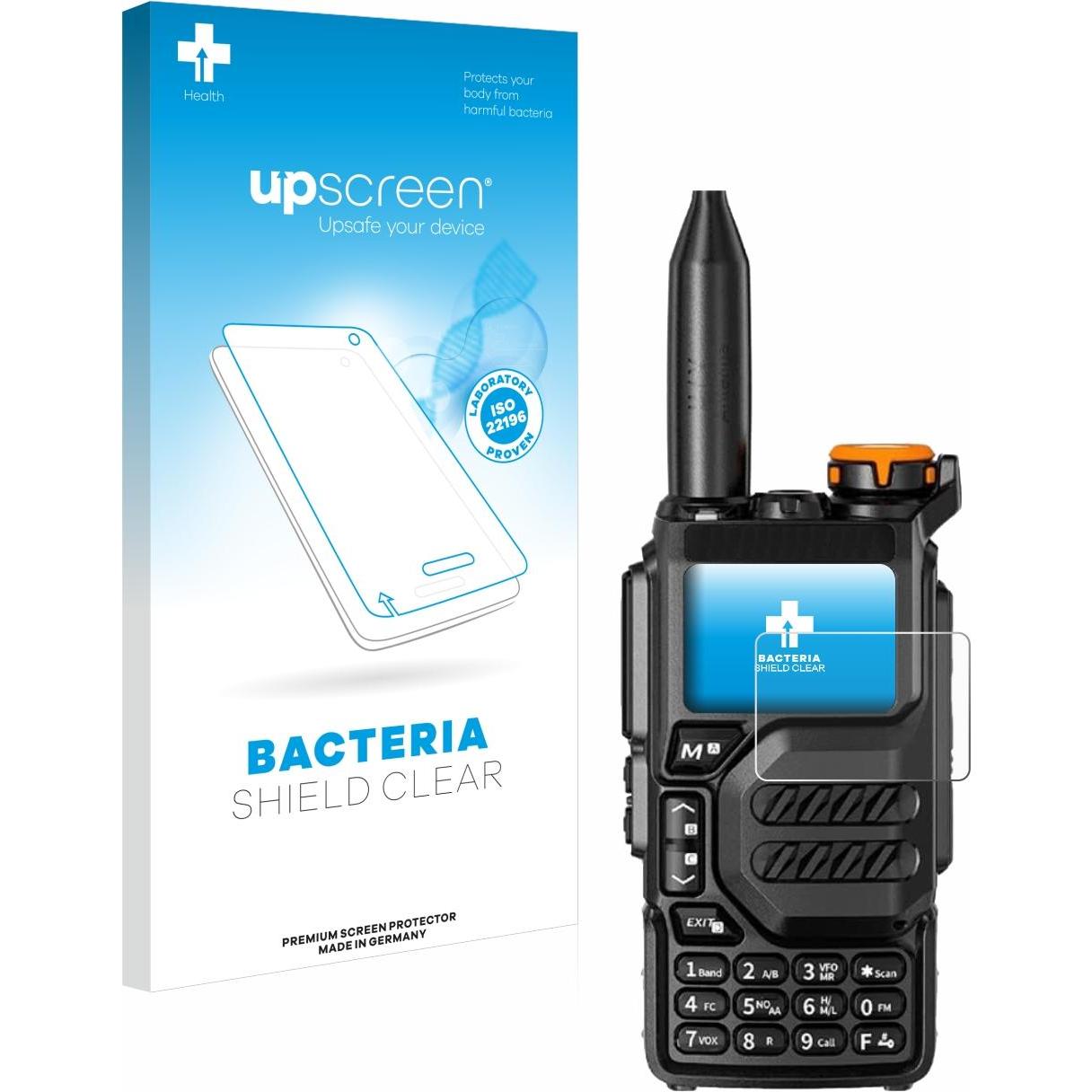 upscreen Antibakterieller Displayschutz, Smartwatch Schutzfolie, Transparent