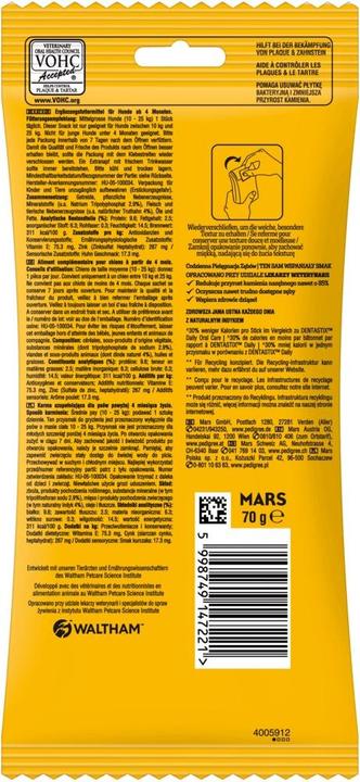 Immagine prodotto Pedigree PED DENTA LIGHT miHun 5St (Adulto, 5 pz., 72 g)