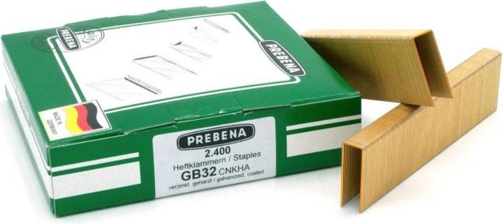 Actual product image Prebena Staples galvanised resinated 32 mm