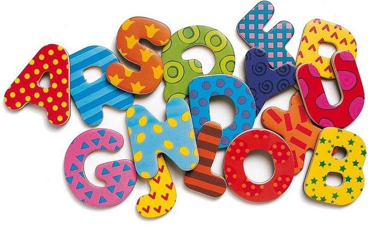 Produktbild Djeco Magnete 38 Buchstaben gross bunt