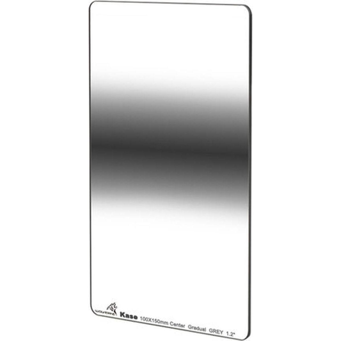 Kase KW100 100x150 Centro graduale GND 1,2 (Filtri graduati grigi), Filtro fotografico, Trasparente