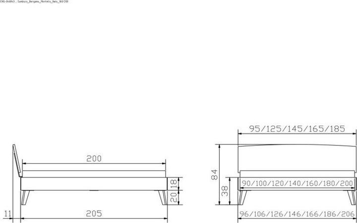 Actual product image Hasena Sambuco 20 (140 x 200 cm)