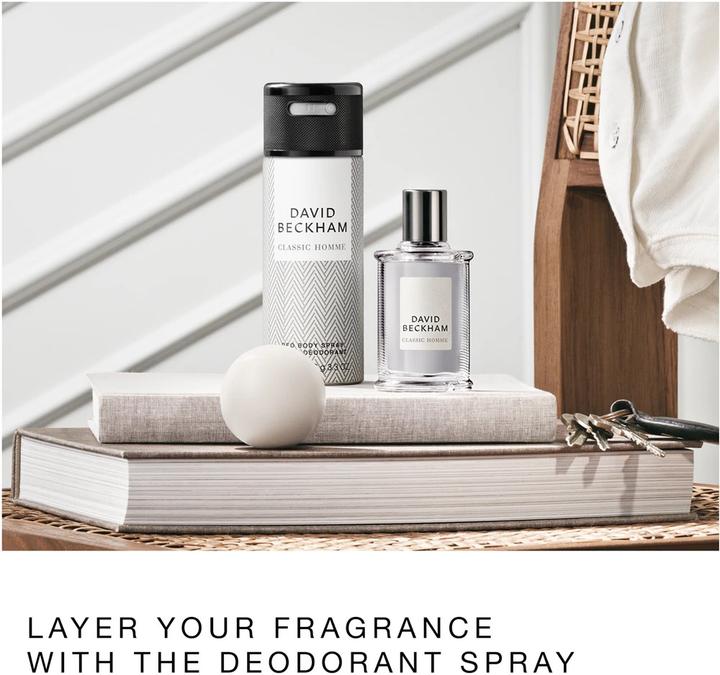 Produktbild David Beckham Classic Homme Deodorant - 150ml (Spray, 150 ml)
