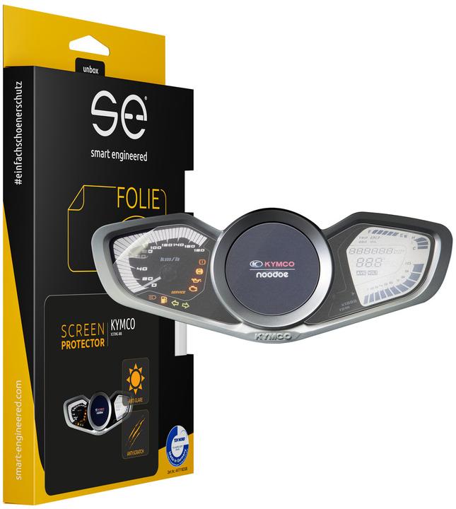 Actual product image Smart Engineered se Anti-reflective 3D speedo / cockpit protection film (PU 2) for KYMCO XCITING 400