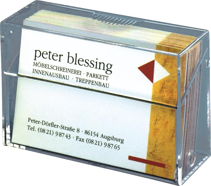 Produktbild Sigel Visitenkarten-Box (A8)