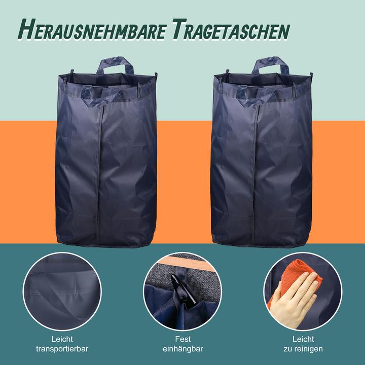Produktbild Relaxdays Pfandflaschen-Sammelbehälter 2 Fächer (170 l)