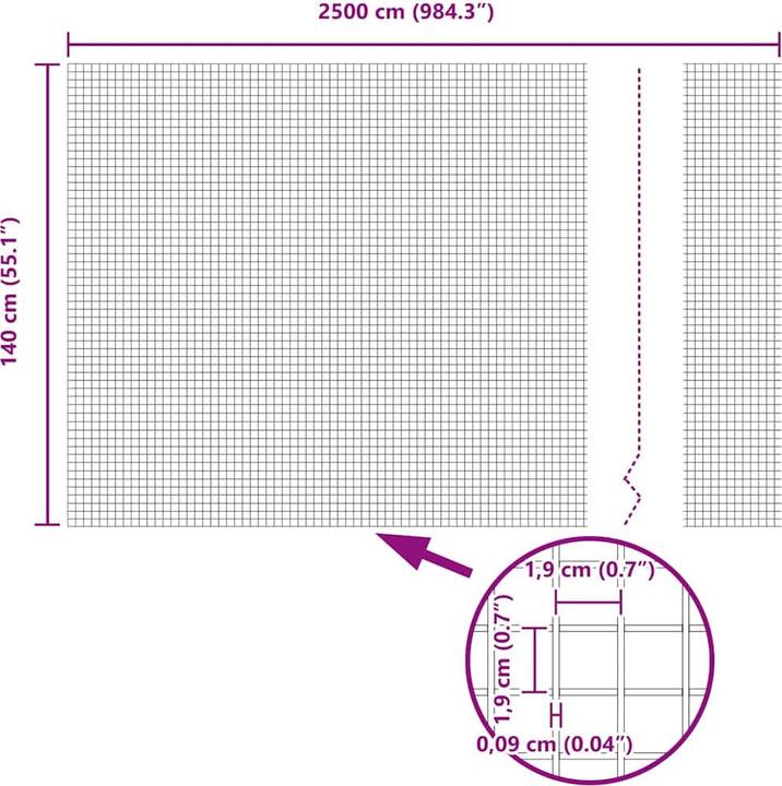 Produktbild vidaXL Gartenzaun