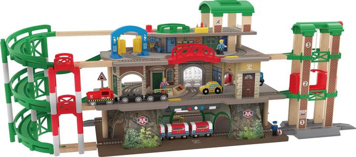 Produktbild Hape Multi-Level Railway City Set