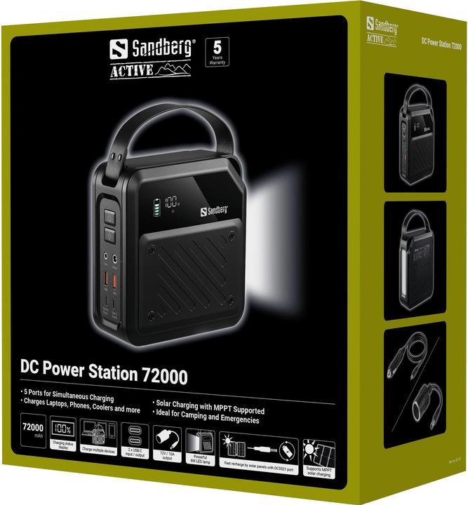 Actual product image Sandberg DC Power Station (270 Wh, 2.31 kg)