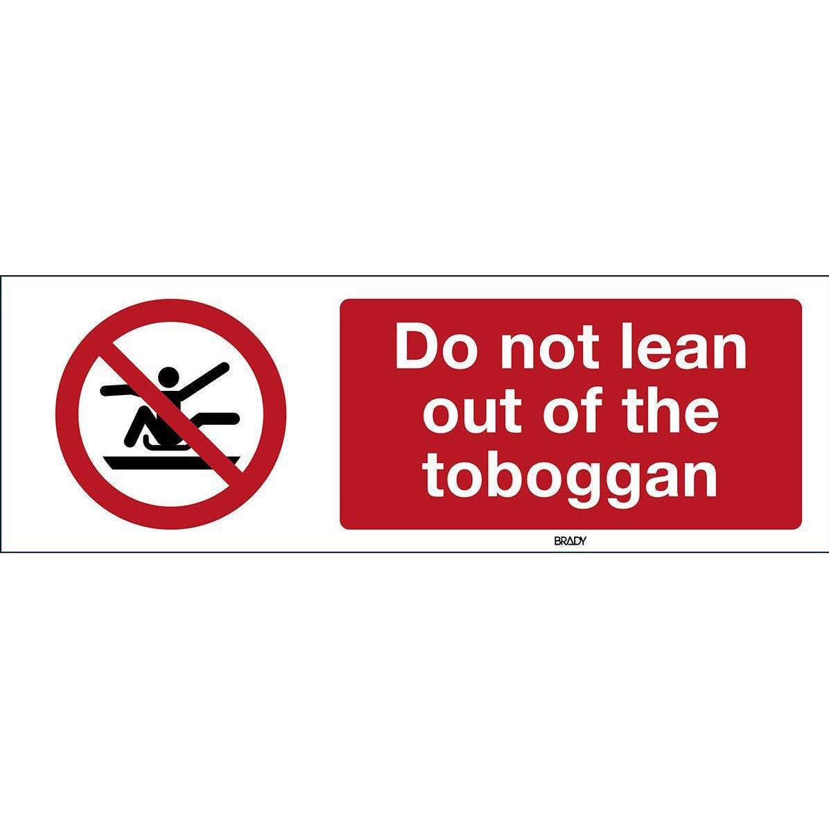 Brady, Sicherheitskennzeichnung, ISO Safety Sign - Do not