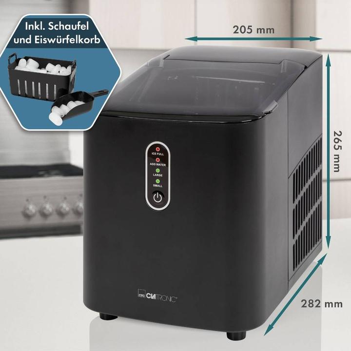 Actual product image Clatronic EWB 3798black Ice cube maker 1.1l