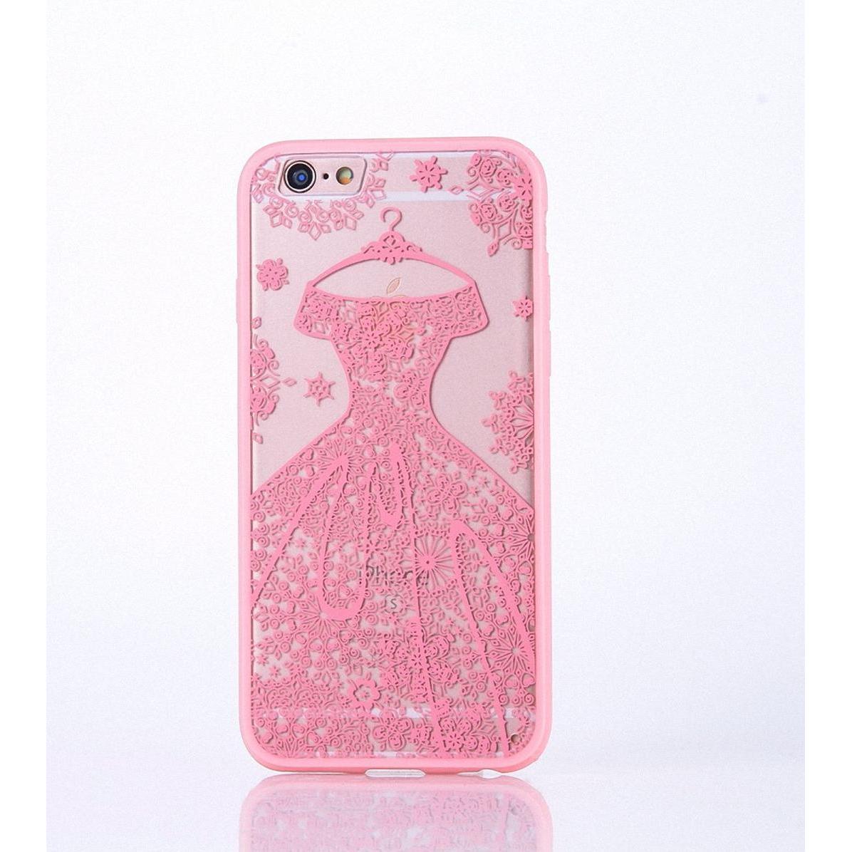 Thumbnail - König Design Apple iPhone 6s Plus Handy Hülle Mandala Case Schutzhülle Motiv Kleid Rosa Neu (Apple iPhone 6 Plus), Smart...