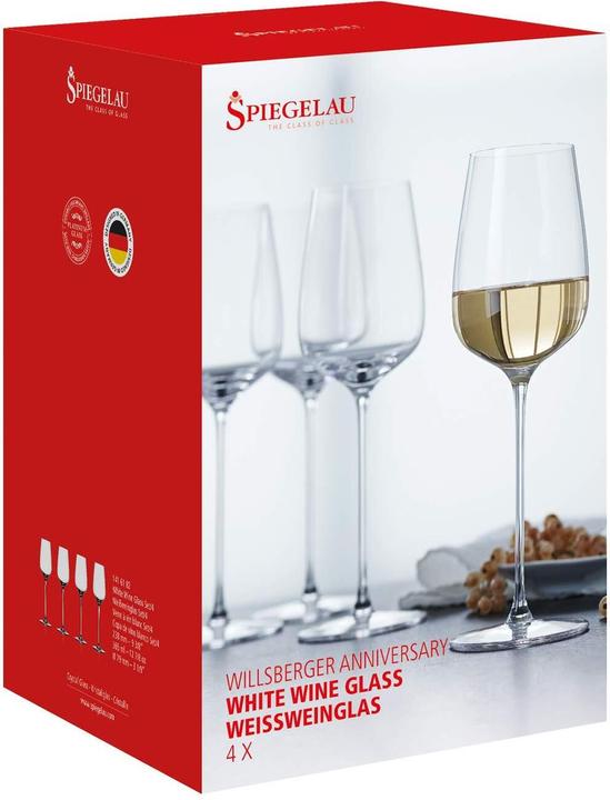 Immagine prodotto Spiegelau Anniversario (36.50 cl, 4 Occhiali, Bicchieri da vino bianco)
