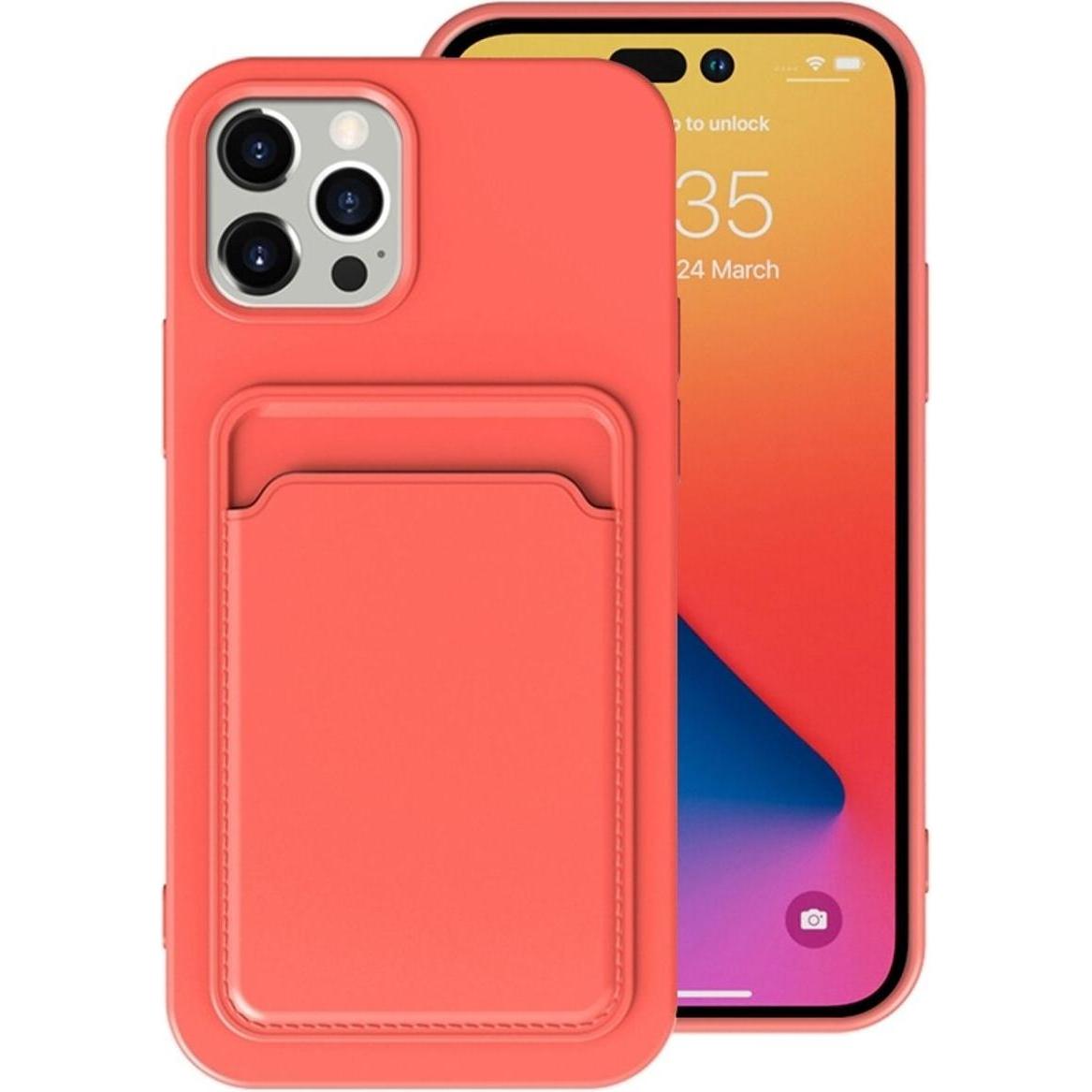 Thumbnail - König Design Hülle Handy Schutz für Apple iPhone 14 Serie Case Cover Bumper Kartenfach Etuis (Apple iPhone 14 Pro), Smar...