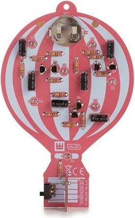 Produktbild Whadda Heissluftballon im Retro-Design - Lern-Bausatz zum Löten (Elektronikkit)
