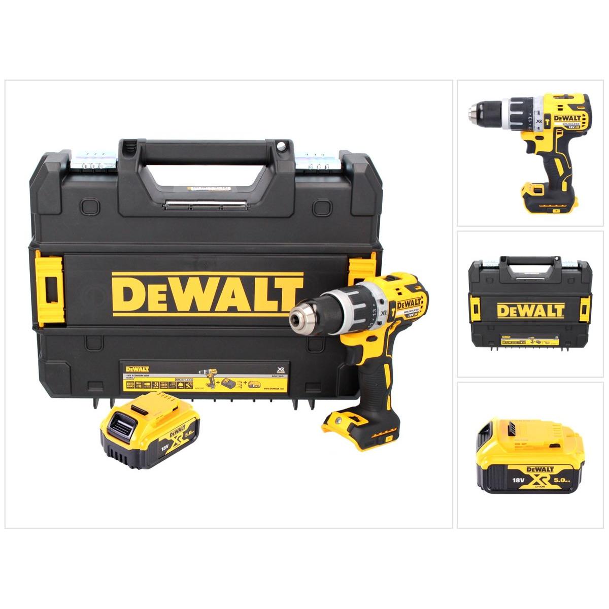 DeWalt, Bohrmaschine + Akkuschrauber, DCD 796 NT (Akkubetrieb)