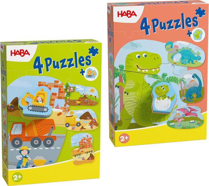 Immagine prodotto Haba Steckpuzzle Puzzle-Set mit Holzfiguren