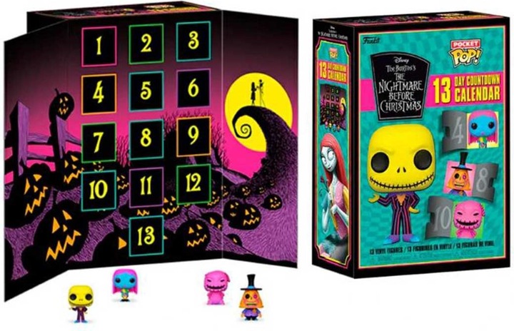 Actual product image Funko Nightmare Before Xmas 13 Days Black Light