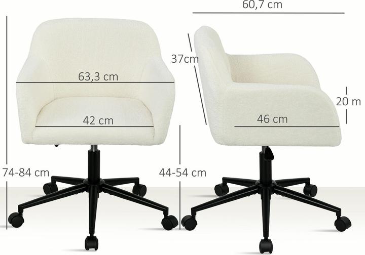 Produktbild Homcom Schreibtischstuhl