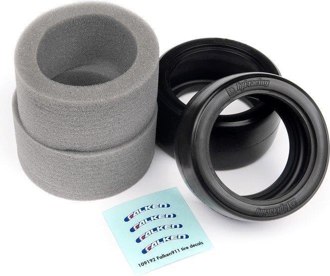 Actual product image HPI Falken Azenis slick tyres 34mm (rear/2pc)