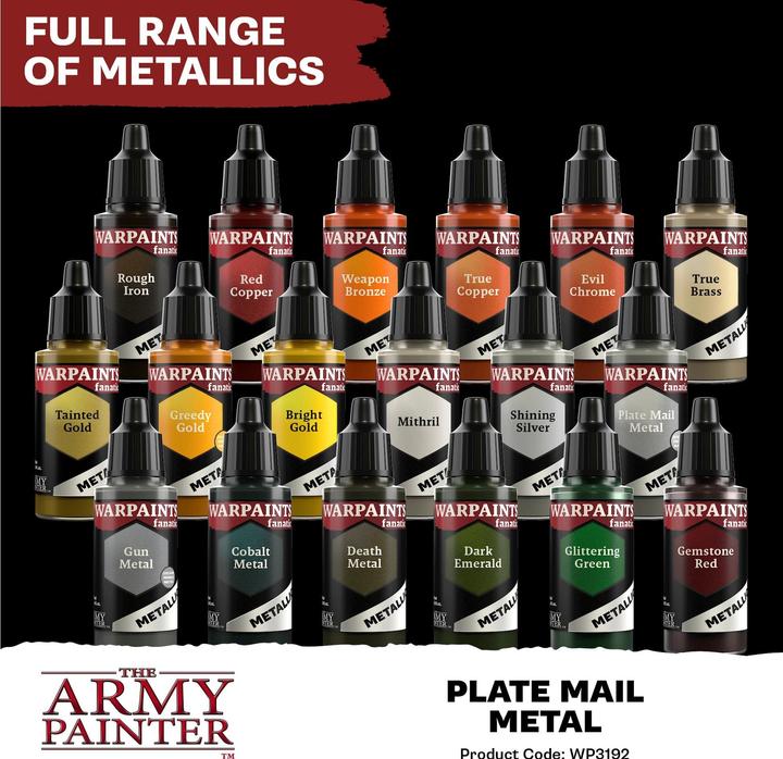 Productafbeelding The Army Painter Metallic kleur Warpaints Fanatic: Plate Mail Metal 18 ml