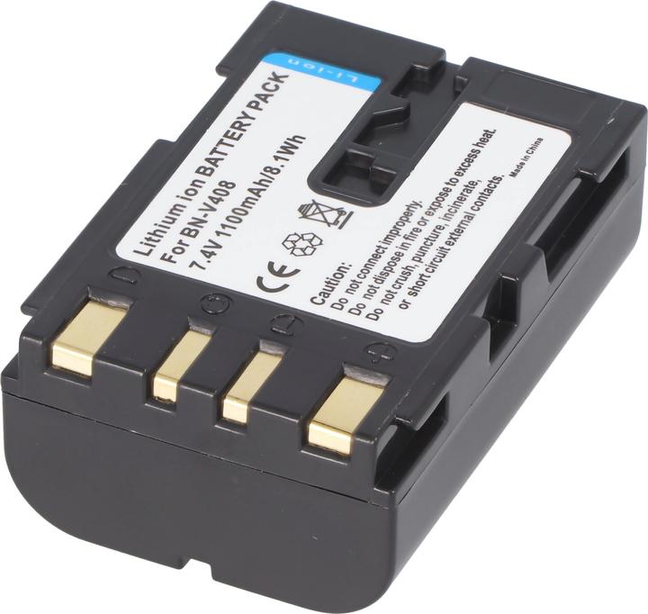 Actual product image AccuCell Battery JVC BN-V408 (Camera battery)