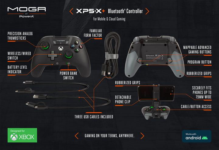 Actual product image PowerA Manette XP5X Plus Gaming (Android, PC)