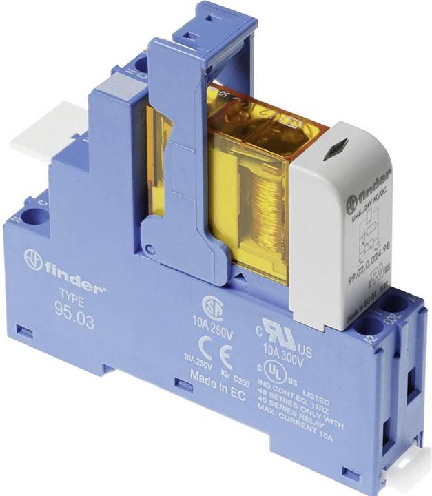 Finder 48.31.7.012.0050 Relay module Rated voltage: 12 V/DC Switching current (max.):
