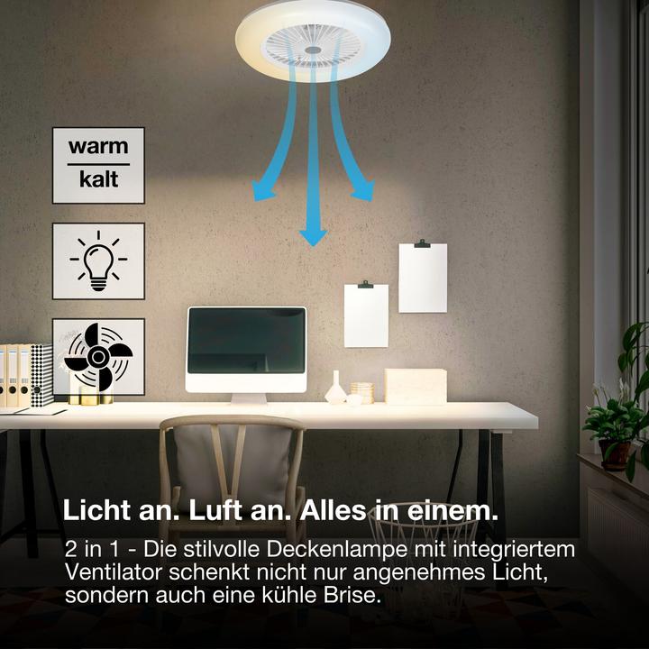 Produktbild Osram Smart+ wifi ceiling fan Round 550mm + RC